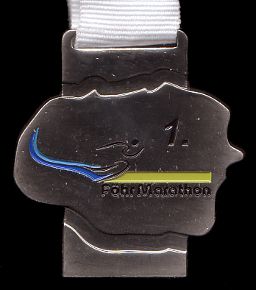 Finisher Medaille 1. Fhr Marathon 2012